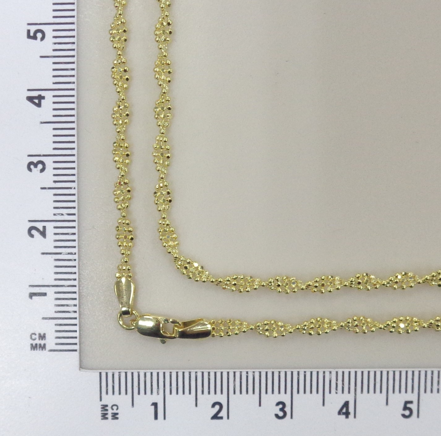 Цепь из желтого золота плетение "Фантазийное"